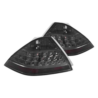 Anzo® - Driver and Passenger Side Chrome/Smoke LED Tail Lights