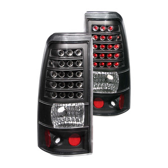 Anzo® - Driver and Passenger Side Black LED Tail Lights
