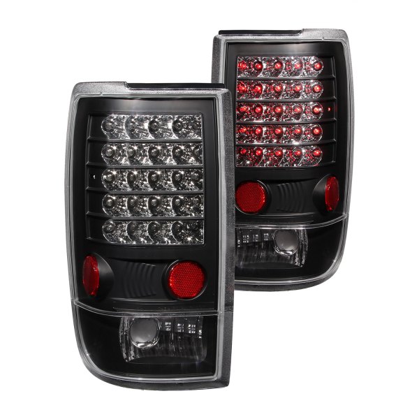 Anzo® - Black LED Tail Lights, Ford Expedition