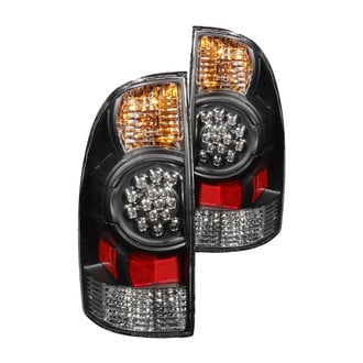 Anzo® - Driver and Passenger Side Black LED Tail Lights