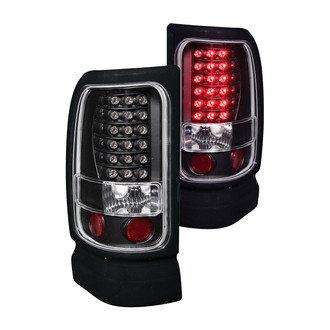 Anzo® - Driver and Passenger Side Black LED Tail Lights