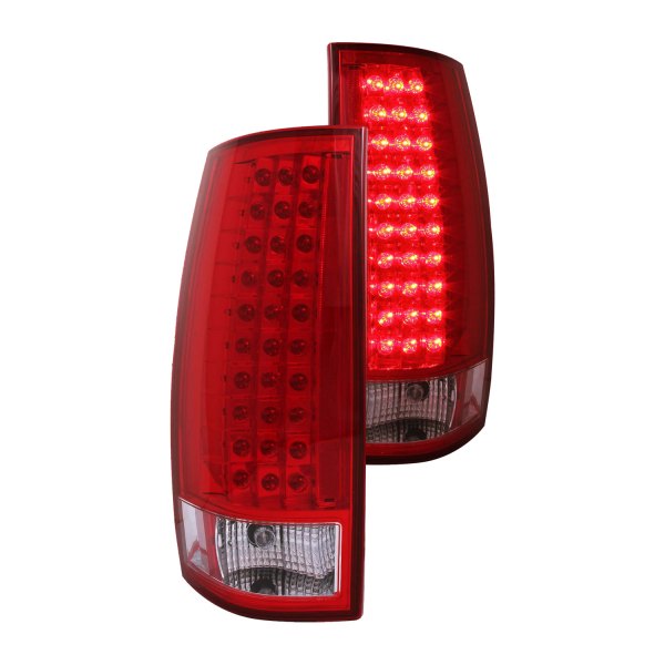Anzo® - Chrome/Red G3 LED Tail Lights