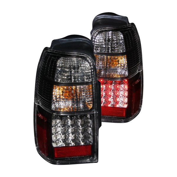 Anzo® - Black LED Tail Lights, Toyota 4Runner