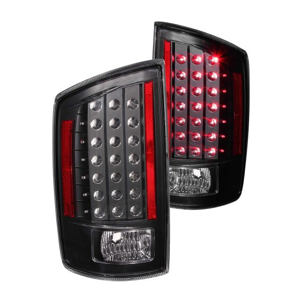 Anzo® 311123 Black LED Tail Lights