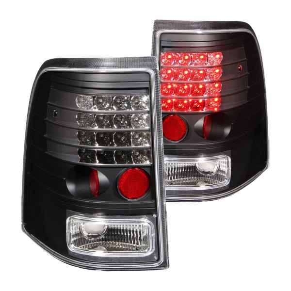 Anzo® - Black LED Tail Lights, Mercury Mountaineer