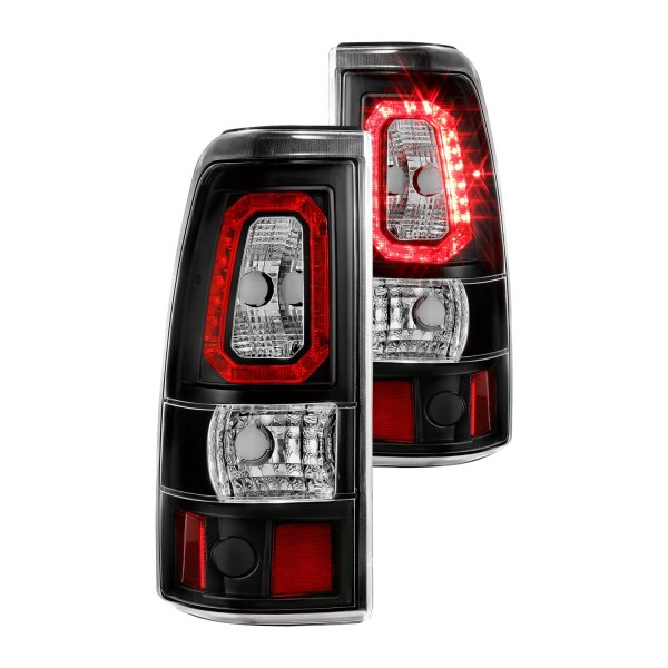 Anzo® - Black Plank Style LED Tail Lights