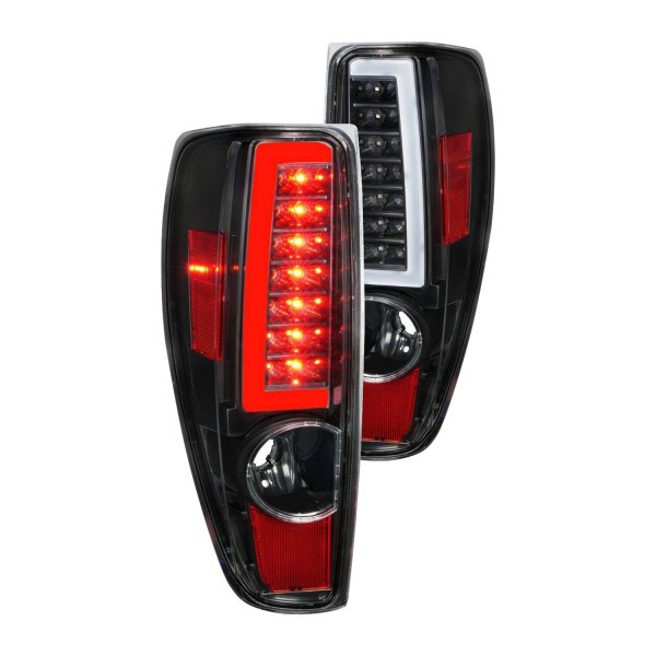 Anzo® 311382 - Black Fiber Optic LED Tail Lights
