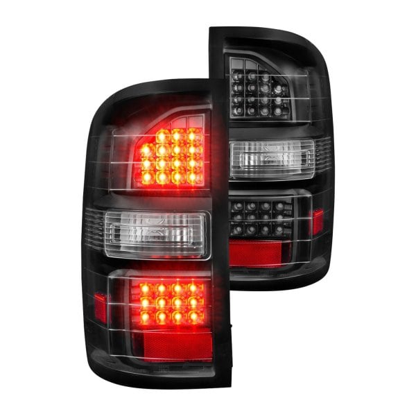 Anzo® - Black LED Tail Lights