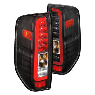 Anzo® - Driver and Passenger Side Black LED Tail Lights