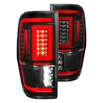 Anzo® - Driver and Passenger Side Black LED Tail Lights