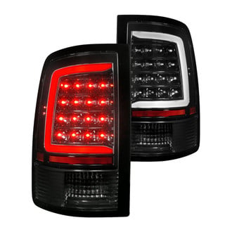 Anzo® - Black LED Tail Lights