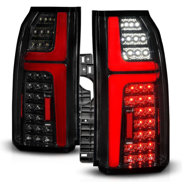 Anzo® - Sequential Fiber Optic LED Tail Lights, Chevy Suburban
