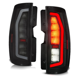Anzo® - Driver and Passenger Side Black/Smoke LED Tail Lights