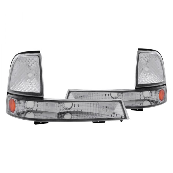 Anzo® - Chrome Crystal Turn Signal/Parking Lights, Ford Ranger