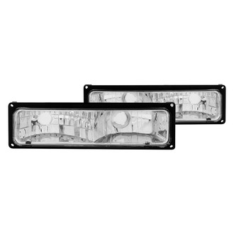 Anzo® - Chrome Crystal Turn Signal/Parking Lights