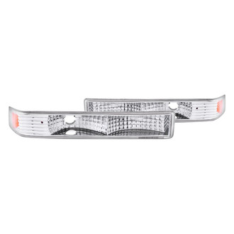 Anzo® - Chrome Crystal Turn Signal/Parking Lights