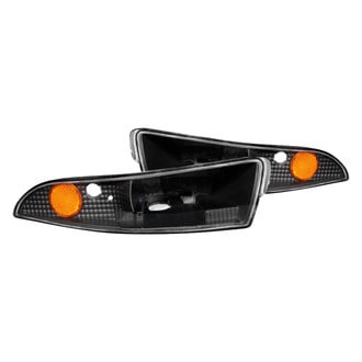 Anzo® - Black Crystal Turn Signal/Parking Lights