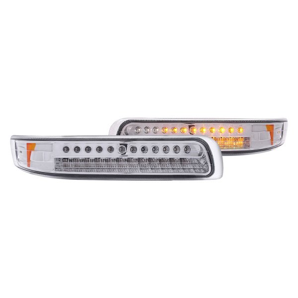 Anzo® - Chrome LED Turn Signal/Parking Lights