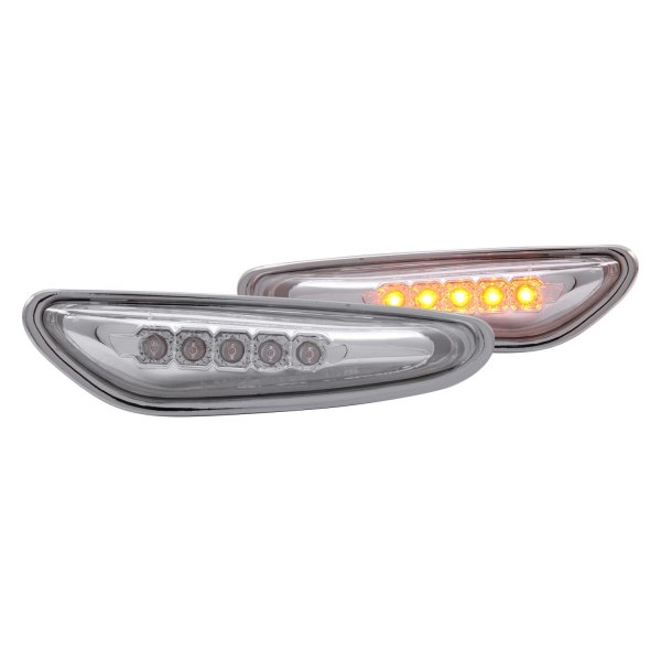 Anzo® - Chrome/Smoke LED Side Marker Lights