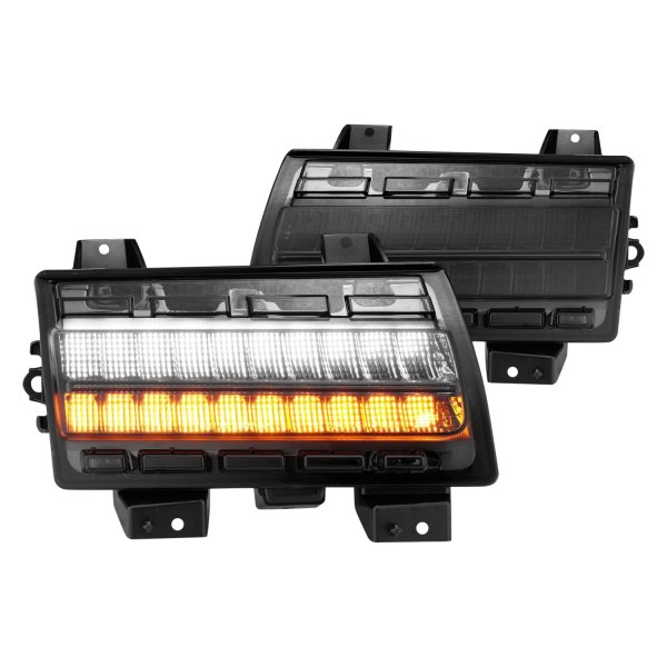 Anzo® - Sequential Chrome/Smoke LED Side Marker Lights