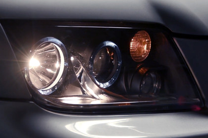 Anzo® - Driver and Passenger Side Black CCFL Halo Projector Headlights with Fog Lights, Installation