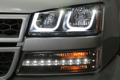 Anzo® - Black/Amber/Clear LED Turn Signal/Parking Lights, Installation