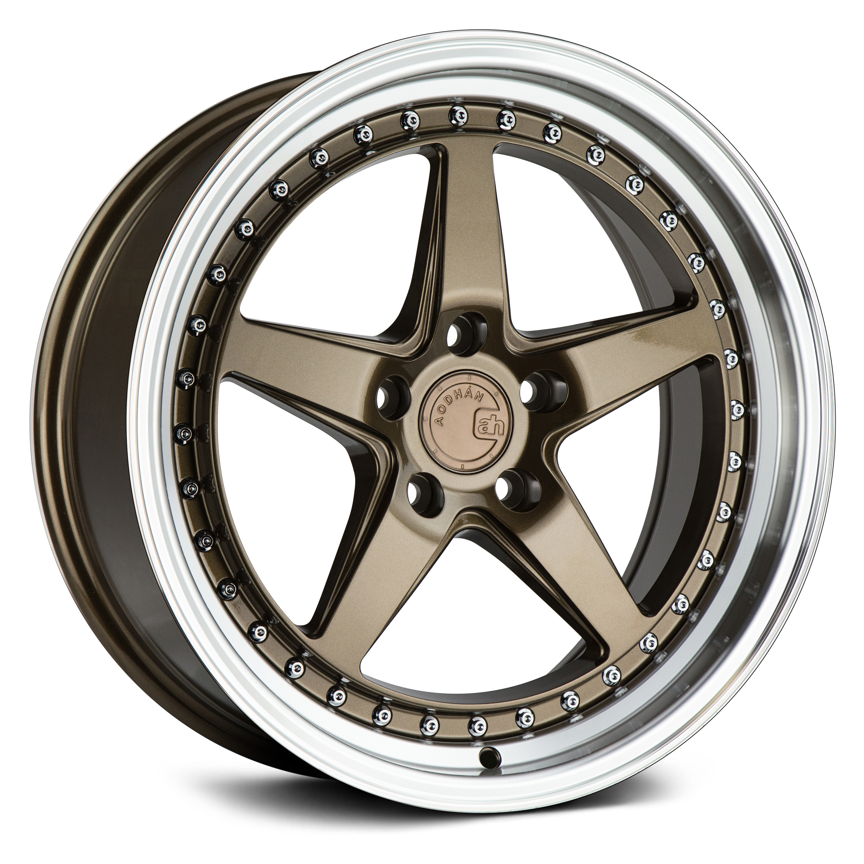 AODHAN® DS05 Wheels - Bronze with Machined Lip Rims