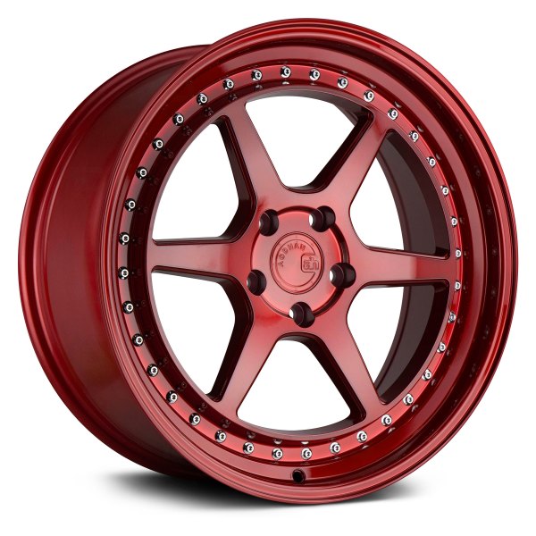 AODHAN® - DS09 Candy Red with Chrome Rivets