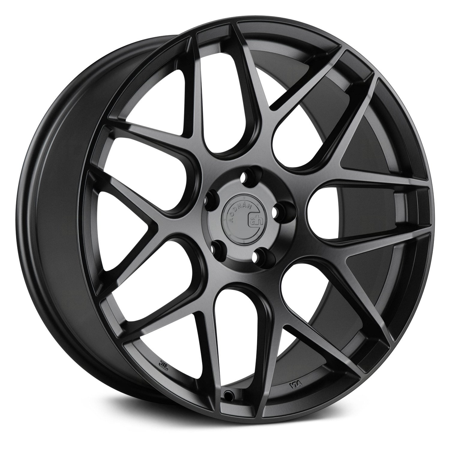 AODHAN® AFF2 Wheels - Matte Black Rims