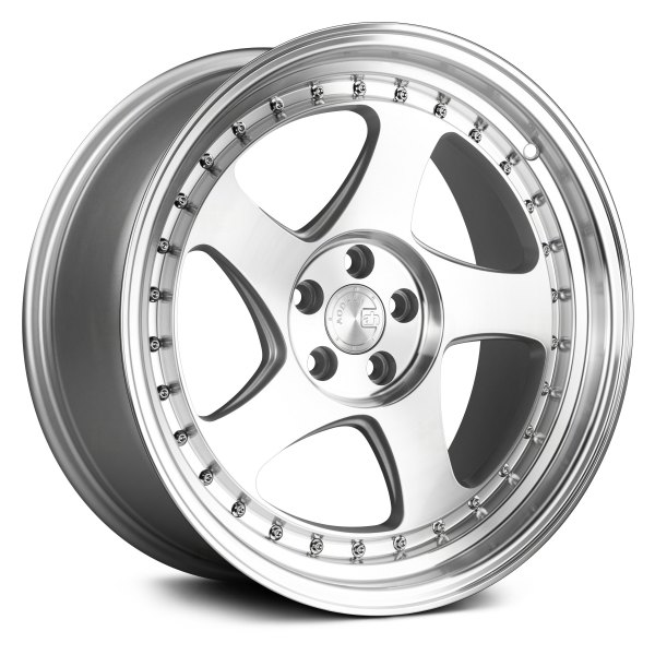 AODHAN WHEELS® - AH01 Silver with Machined Face and Lip