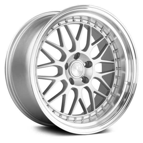 AODHAN WHEELS® - AH02 Silver with Machined Lip