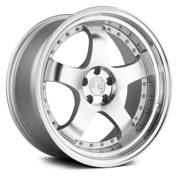 AODHAN WHEELS® - AH03 Silver with Machined Lip