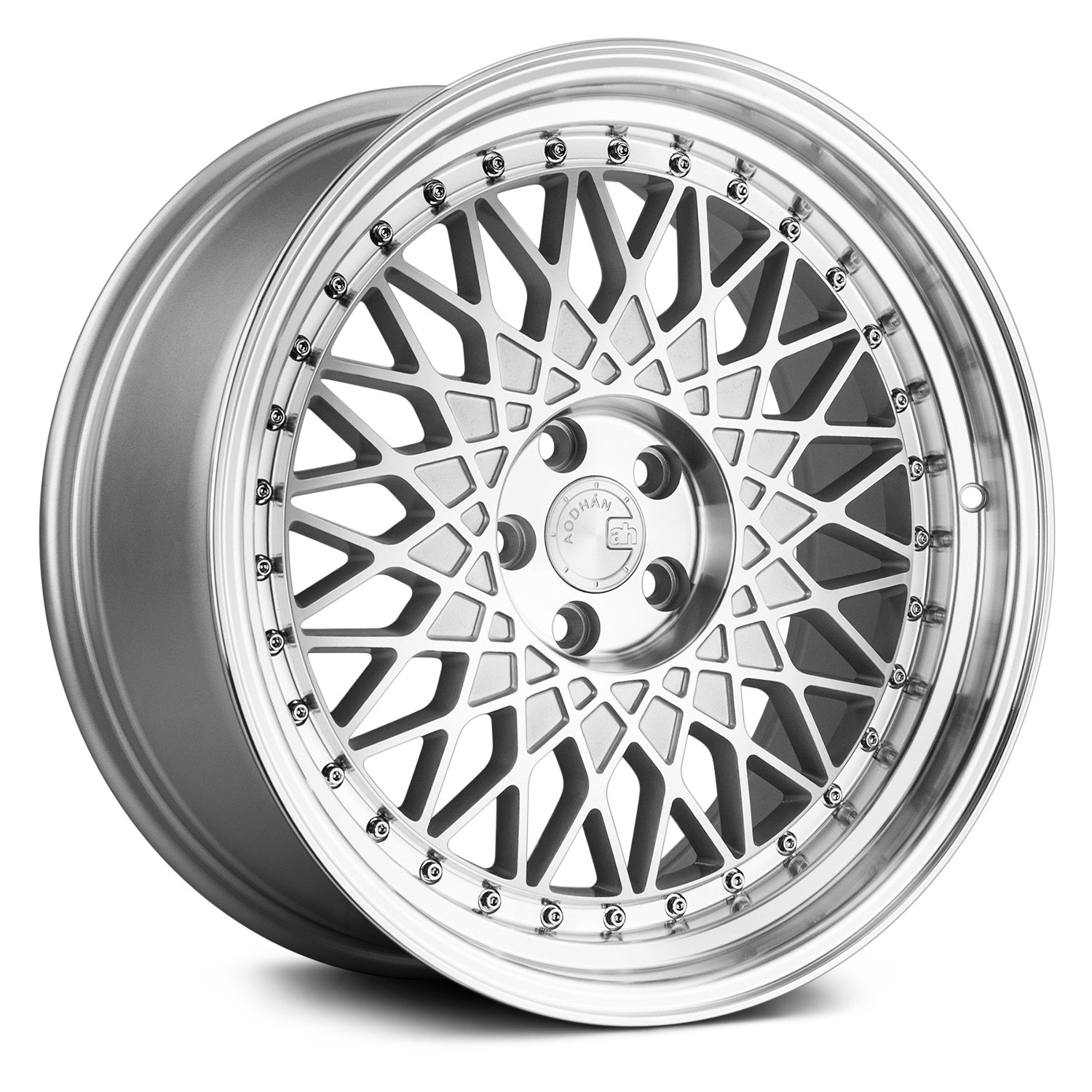AODHAN® AH05 Wheels - Silver with Machined Face and Lip Rims