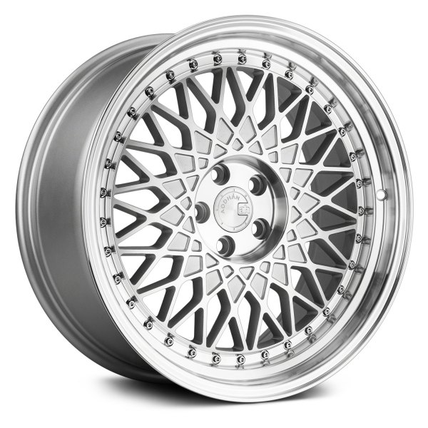 AODHAN WHEELS® - AH05 Silver with Machined Face and Lip