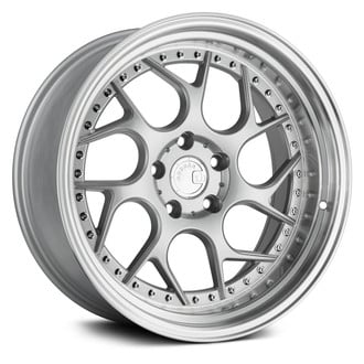 AODHAN® - DS01 Silver with Machined Lip and Chrome Rivets