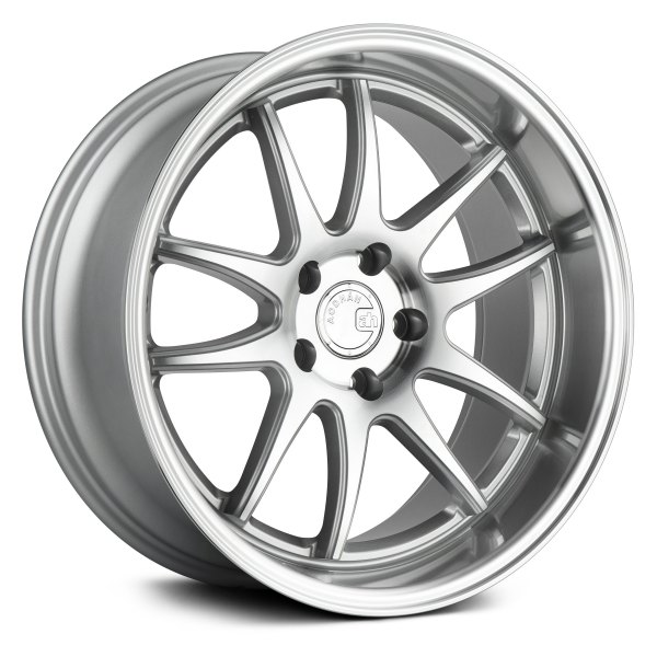 AODHAN WHEELS® - DS-02 Silver with Machined Face