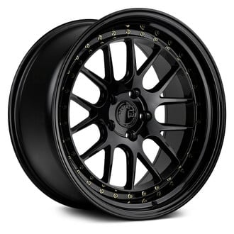 AODHAN® - DS06 Gloss Black with Gold Rivets