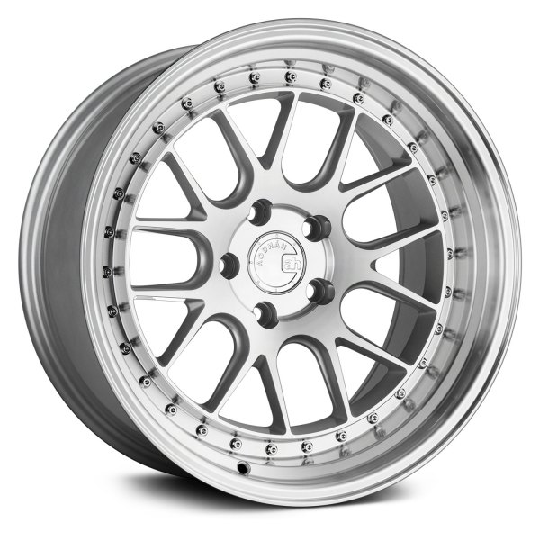 AODHAN WHEELS® - DS-06 Silver with Machined Face