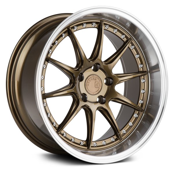 AODHAN WHEELS® - DS-07 Bronze with Machined Lip