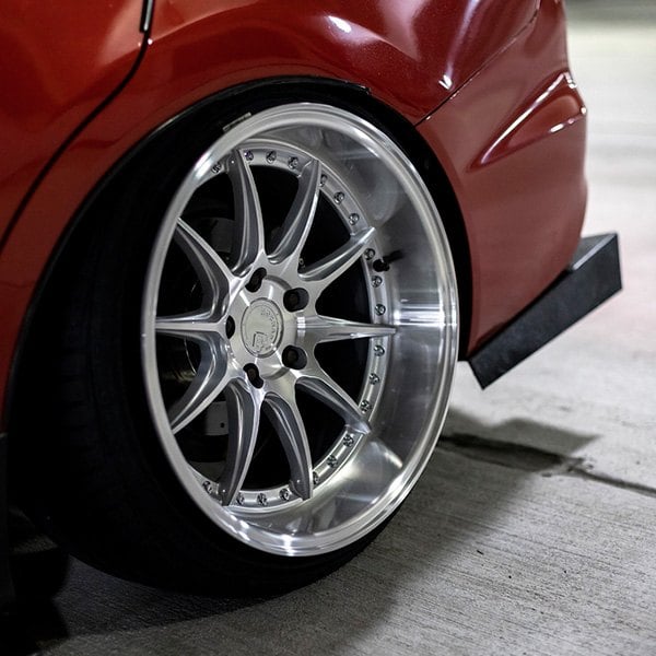 AODHAN® DS07 Wheels - Silver with Machined Face Rims