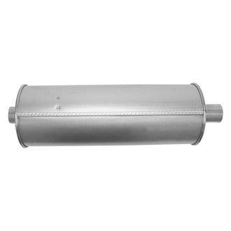 AP Exhaust® - Challenge Series Aluminized Steel Exhaust Muffler with Inlet/Outlet Neck