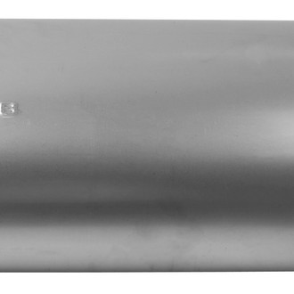 AP Exhaust® - Challenge Series Aluminized Steel Oval Exhaust Muffler with Inlet/Outlet Neck
