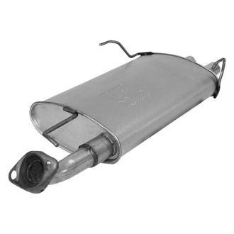 AP Exhaust® - Challenge Series Aluminized Steel Oval Exhaust Muffler with Flange and Spout