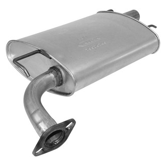 AP Exhaust® - Challenge Series Aluminized Steel Oval Exhaust Muffler with Flange and Spout