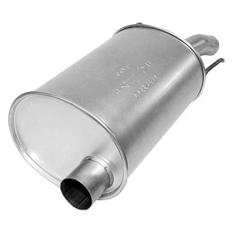 AP Exhaust® - Challenge Series Rear Oval Exhaust Muffler with Inlet Neck and Spout