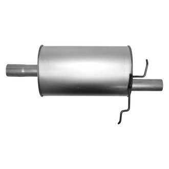 AP Exhaust® - Challenge Series Oval Exhaust Muffler with Inlet / Outlet Neck