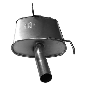 AP Exhaust® - Challenge Series Aluminized Steel Driver Side Oval Exhaust Muffler
