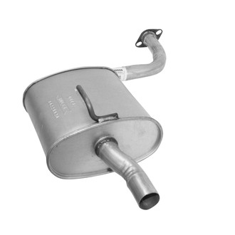 AP Exhaust® - Passenger Side Aluminized Steel Exhaust Muffler and Pipe Assembly
