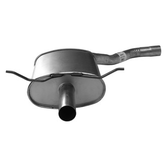 AP Exhaust® - Welded Aluminized Steel Driver Side Exhaust Muffler and Pipe Assembly