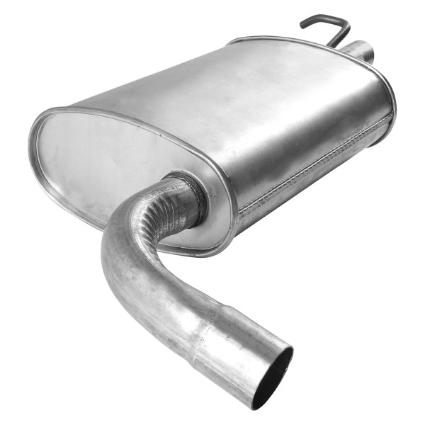 AP Exhaust® - Aluminized Steel Passenger Side Exhaust Muffler and Pipe Assembly